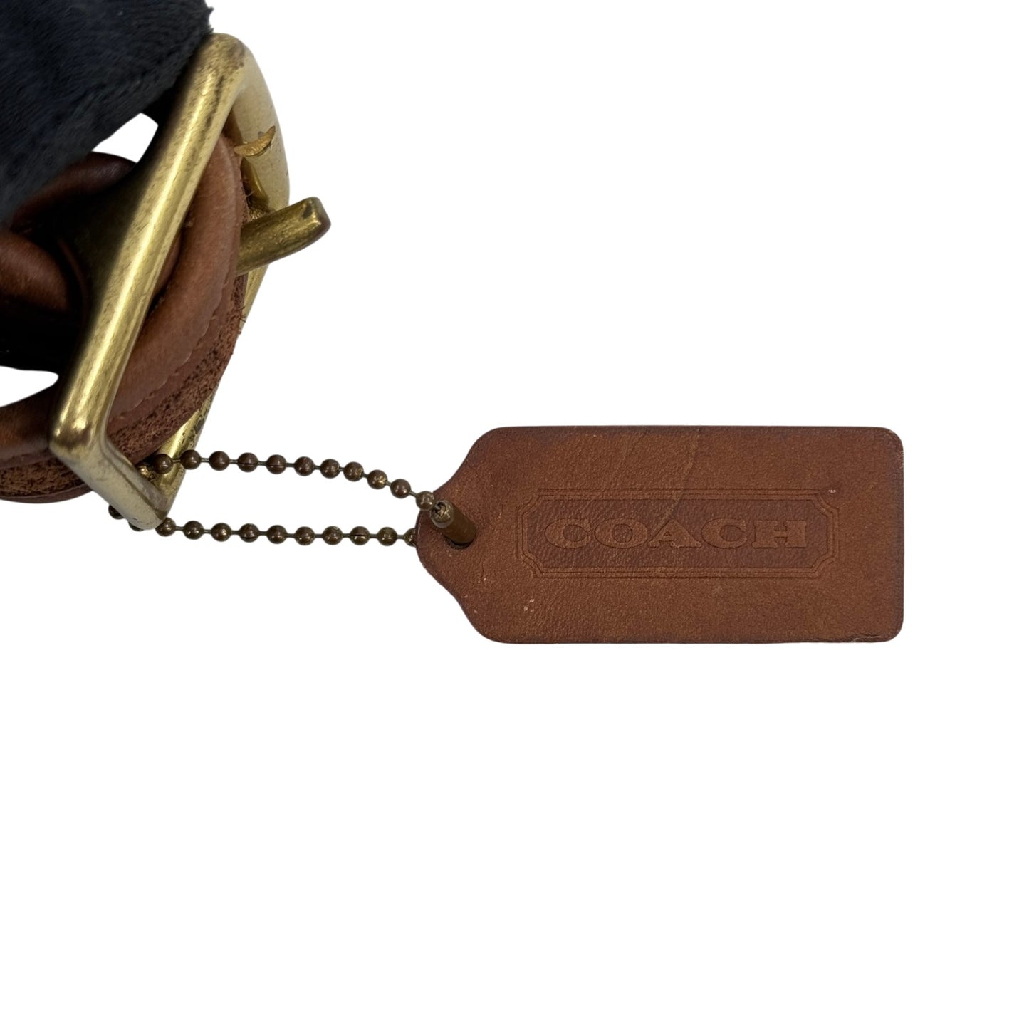 COACH オールドコーチ ブラウン レザー ショルダーバッグ