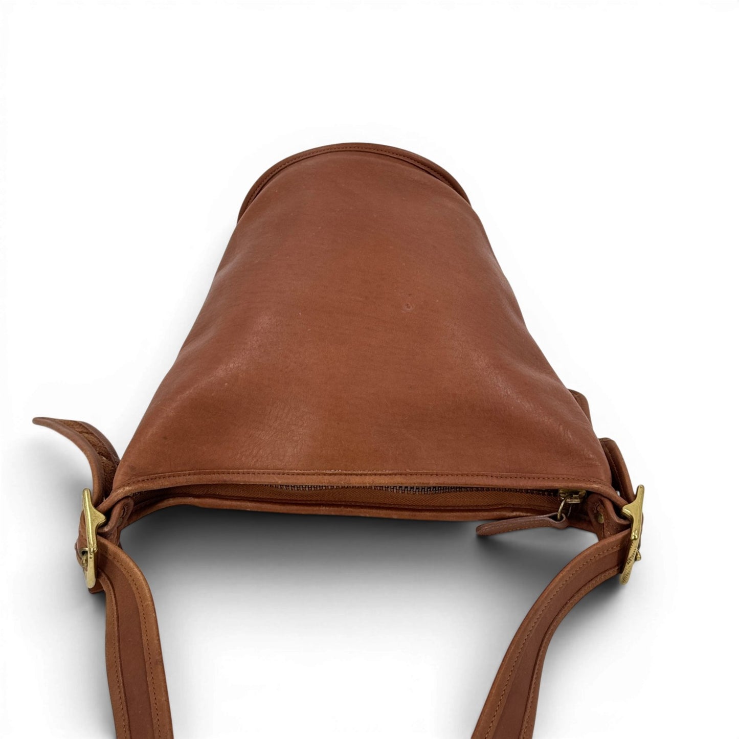 COACH オールドコーチ ブラウン レザー ショルダーバッグ