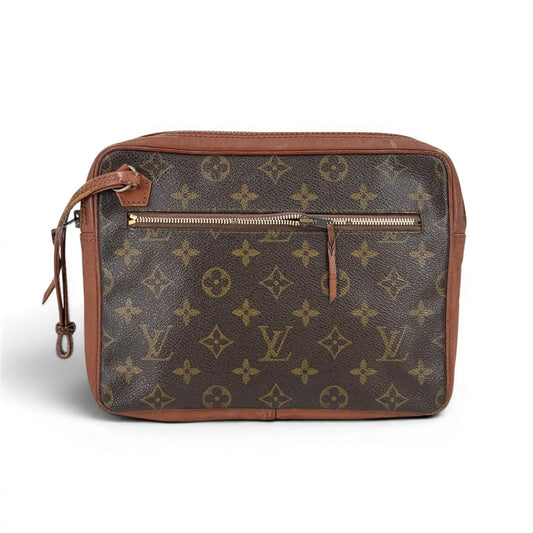 LOUIS VUITTON サックスポーツ セカンドバッグ モノグラム 旧型 キャンバス