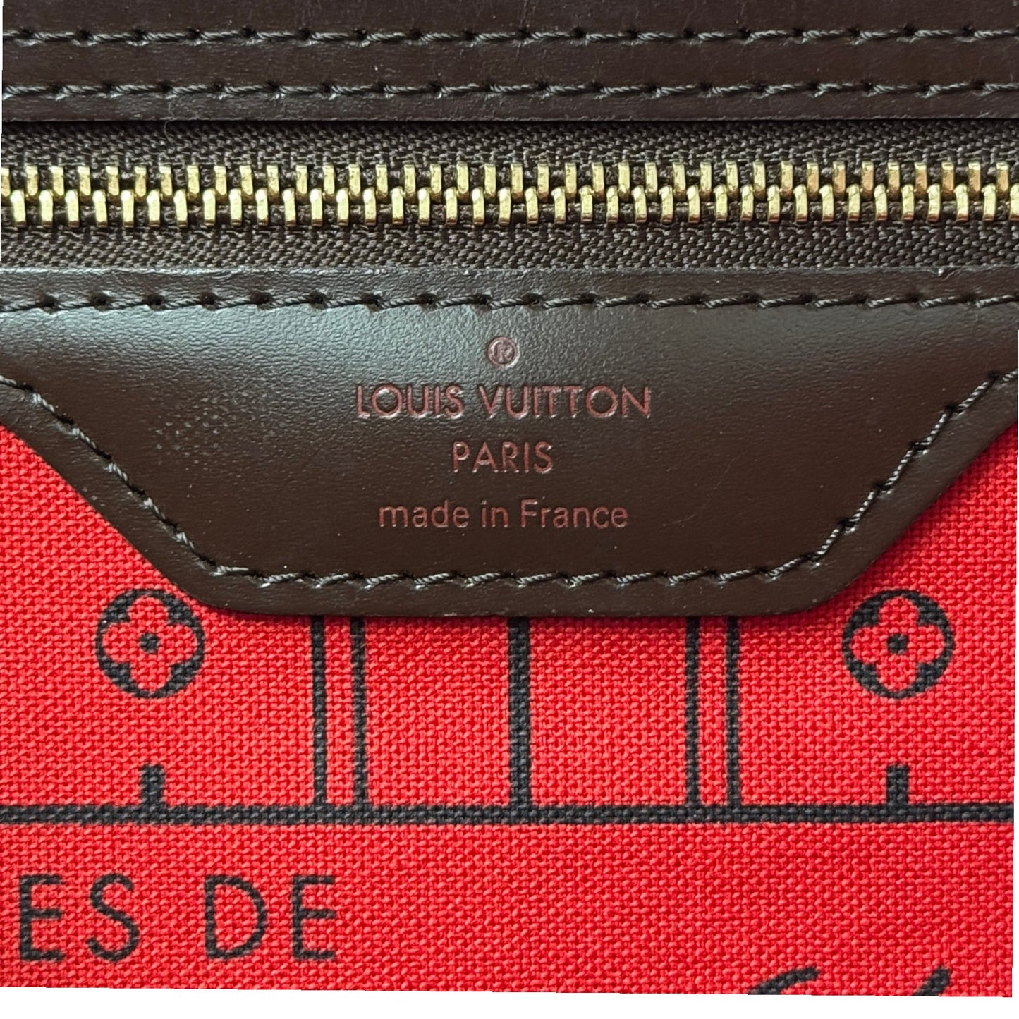 LOUIS VUITTON ダミエ・エベヌ ネヴァーフルMM N51105 トートバッグ