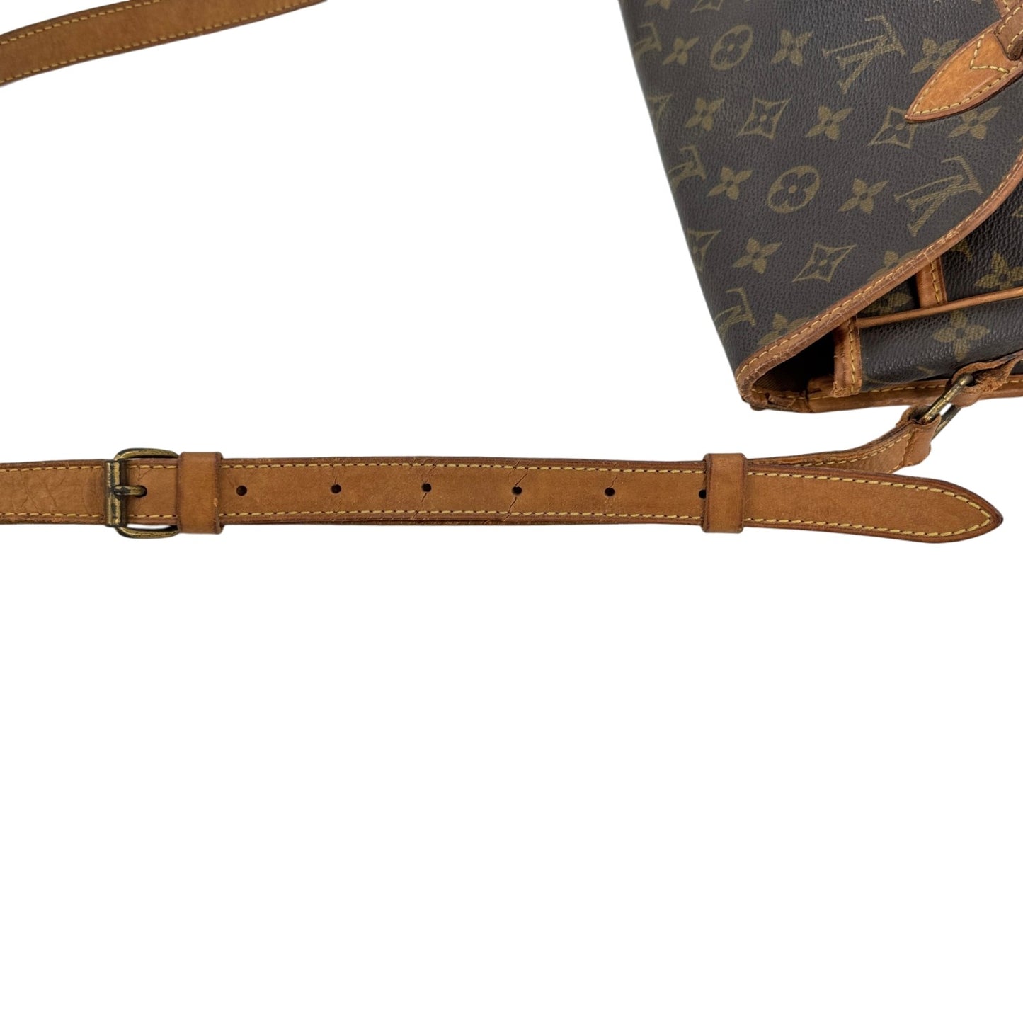 LOUIS VUITTON ジベシエールMM モノグラム フラップ ショルダー M42247 キャンバス