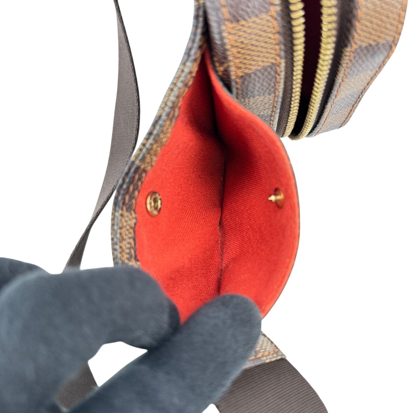 LOUIS VUITTON ダミエ・エベヌ ジェロニモス N51994 ショルダーバッグ