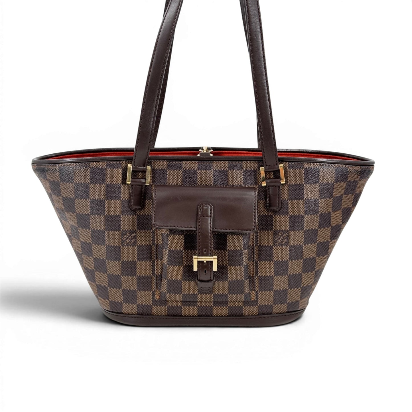 LOUIS VUITTON ダミエ・エベヌ マノスクPM N51121 ショルダーバッグ