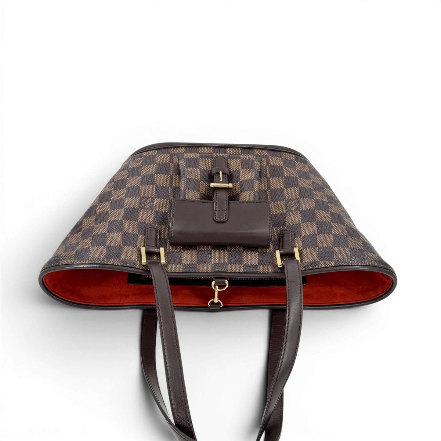 LOUIS VUITTON ダミエ・エベヌ マノスクPM N51121 ショルダーバッグ