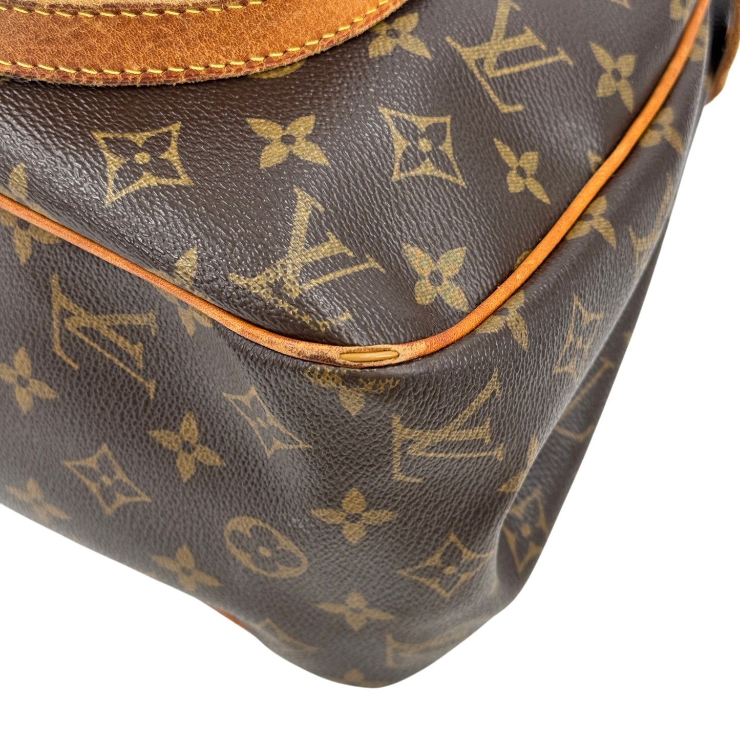 LOUIS VUITTON バティニョール オリゾンタル モノグラム キャンバス ブラウン トート M51154