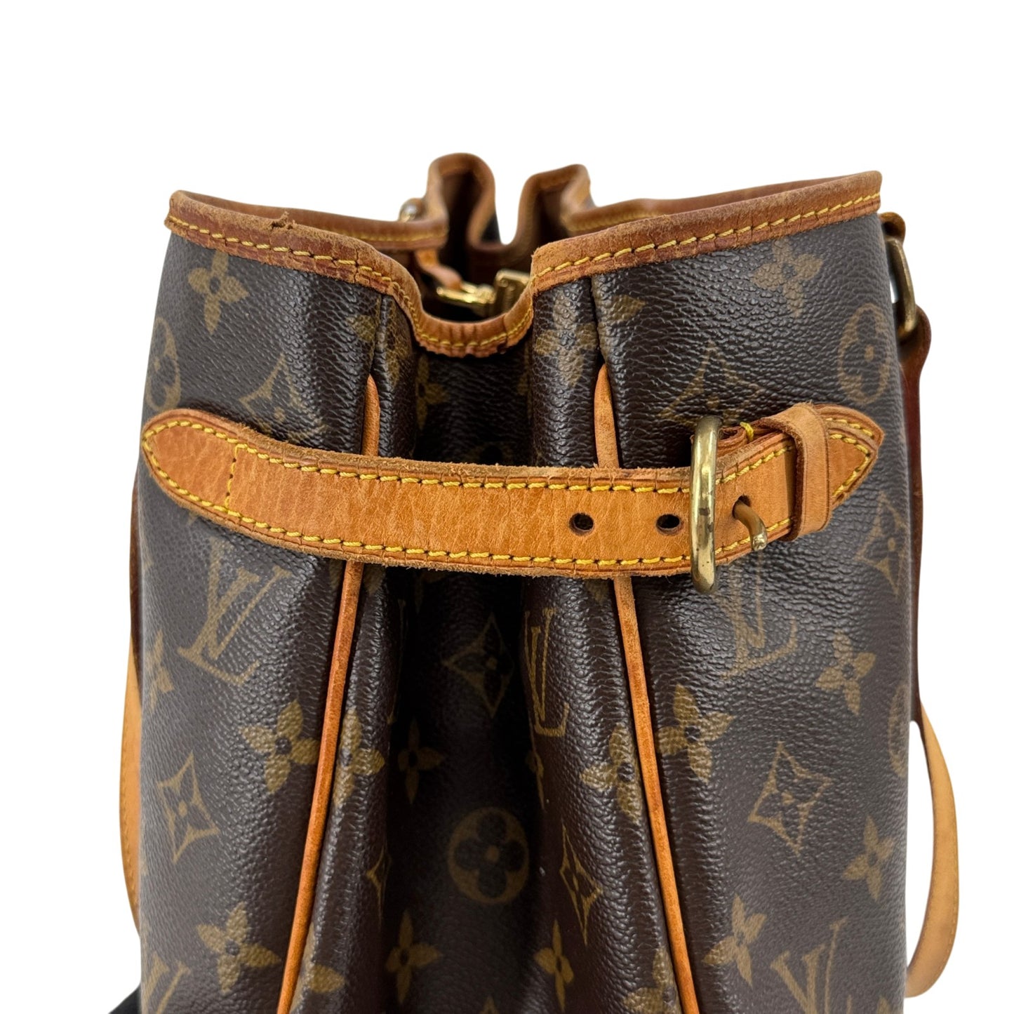 LOUIS VUITTON バティニョール オリゾンタル モノグラム キャンバス ブラウン トート M51154