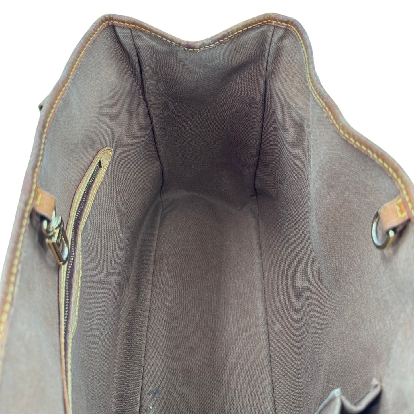 LOUIS VUITTON バティニョール オリゾンタル モノグラム キャンバス ブラウン トート M51154