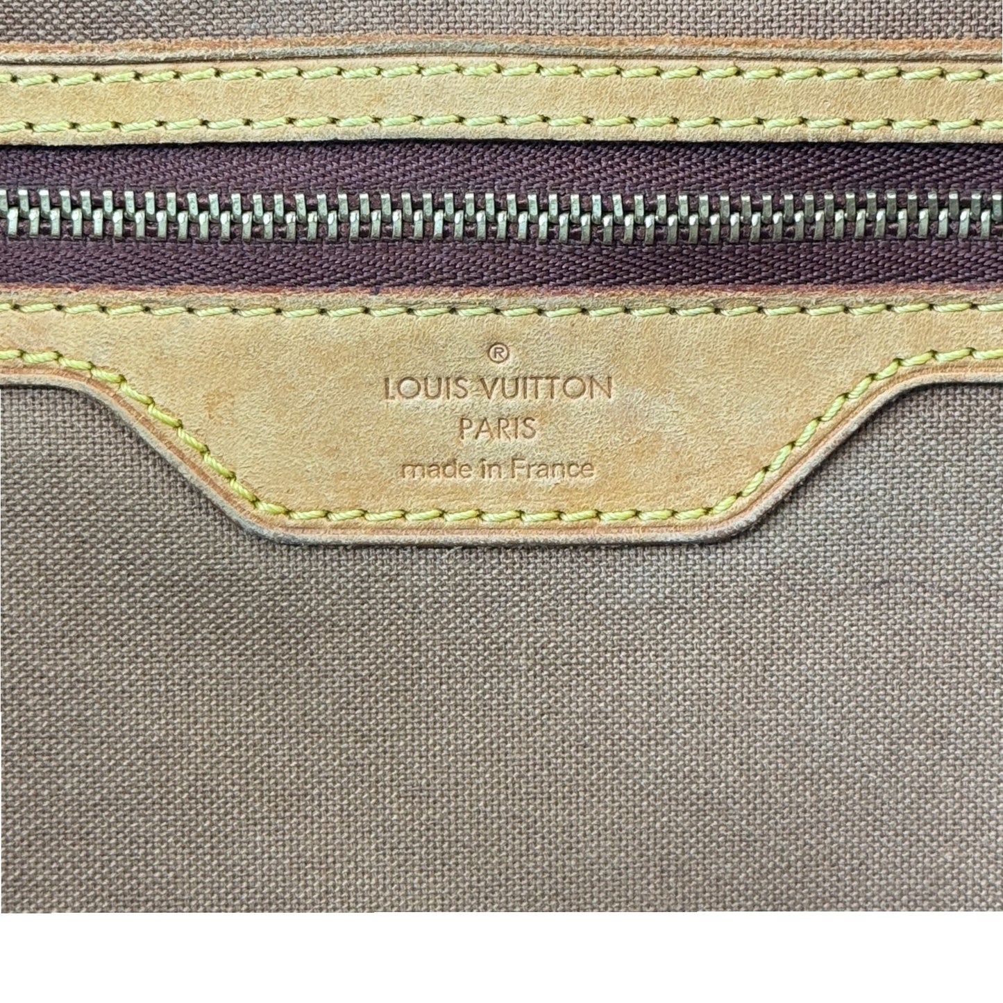LOUIS VUITTON バティニョール オリゾンタル モノグラム キャンバス ブラウン トート M51154
