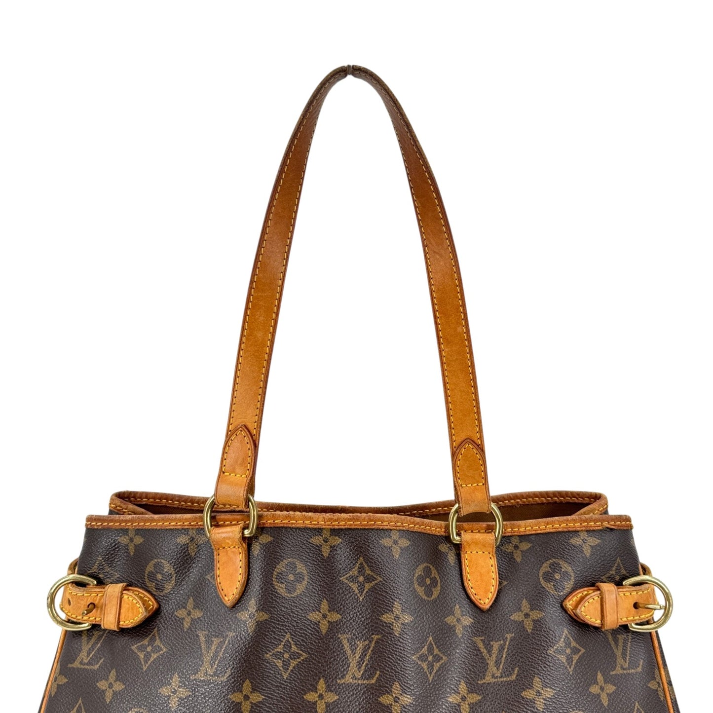 LOUIS VUITTON バティニョール オリゾンタル モノグラム キャンバス ブラウン トート M51154