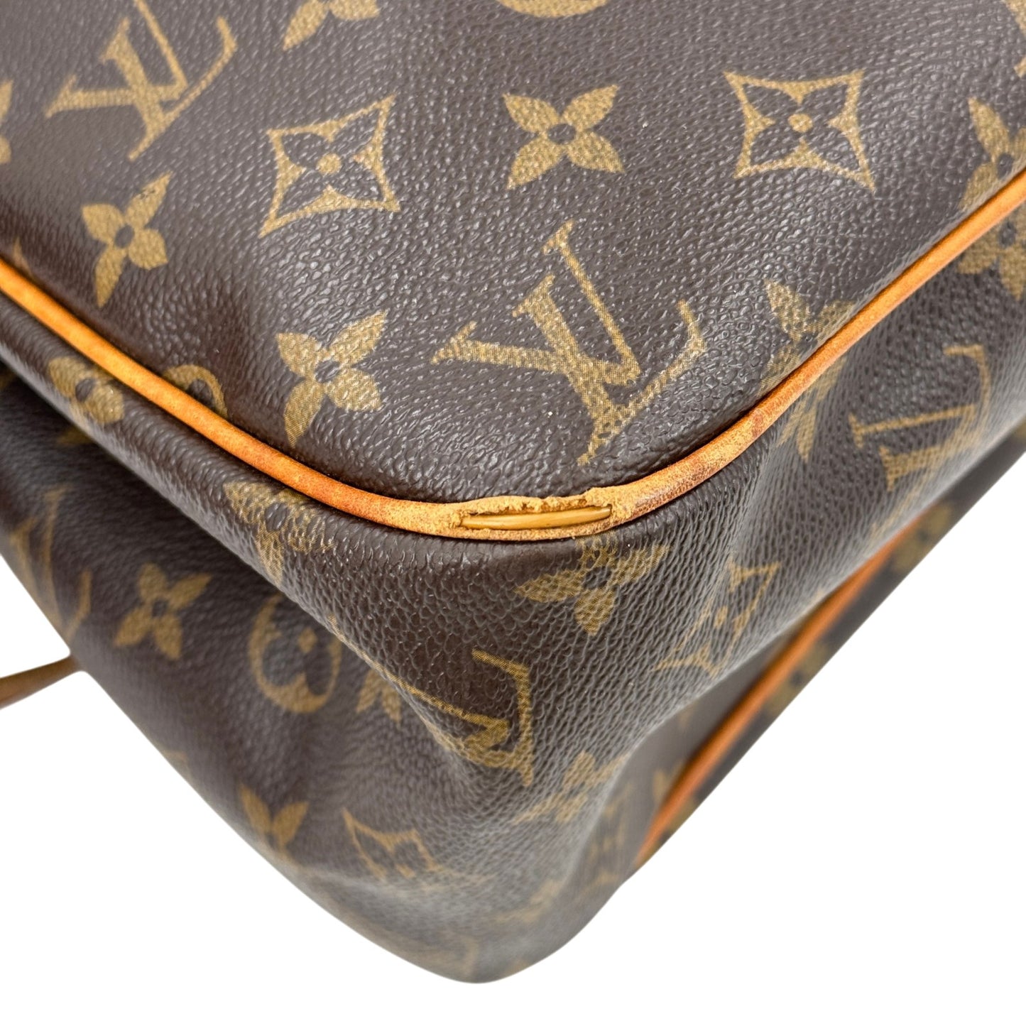 LOUIS VUITTON バティニョール オリゾンタル モノグラム キャンバス ブラウン トート M51154