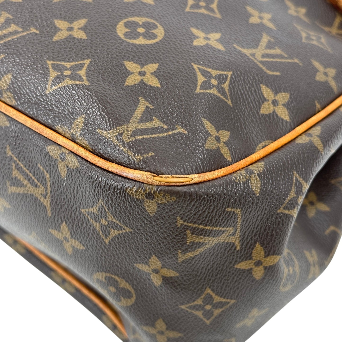 LOUIS VUITTON バティニョール オリゾンタル モノグラム キャンバス ブラウン トート M51154