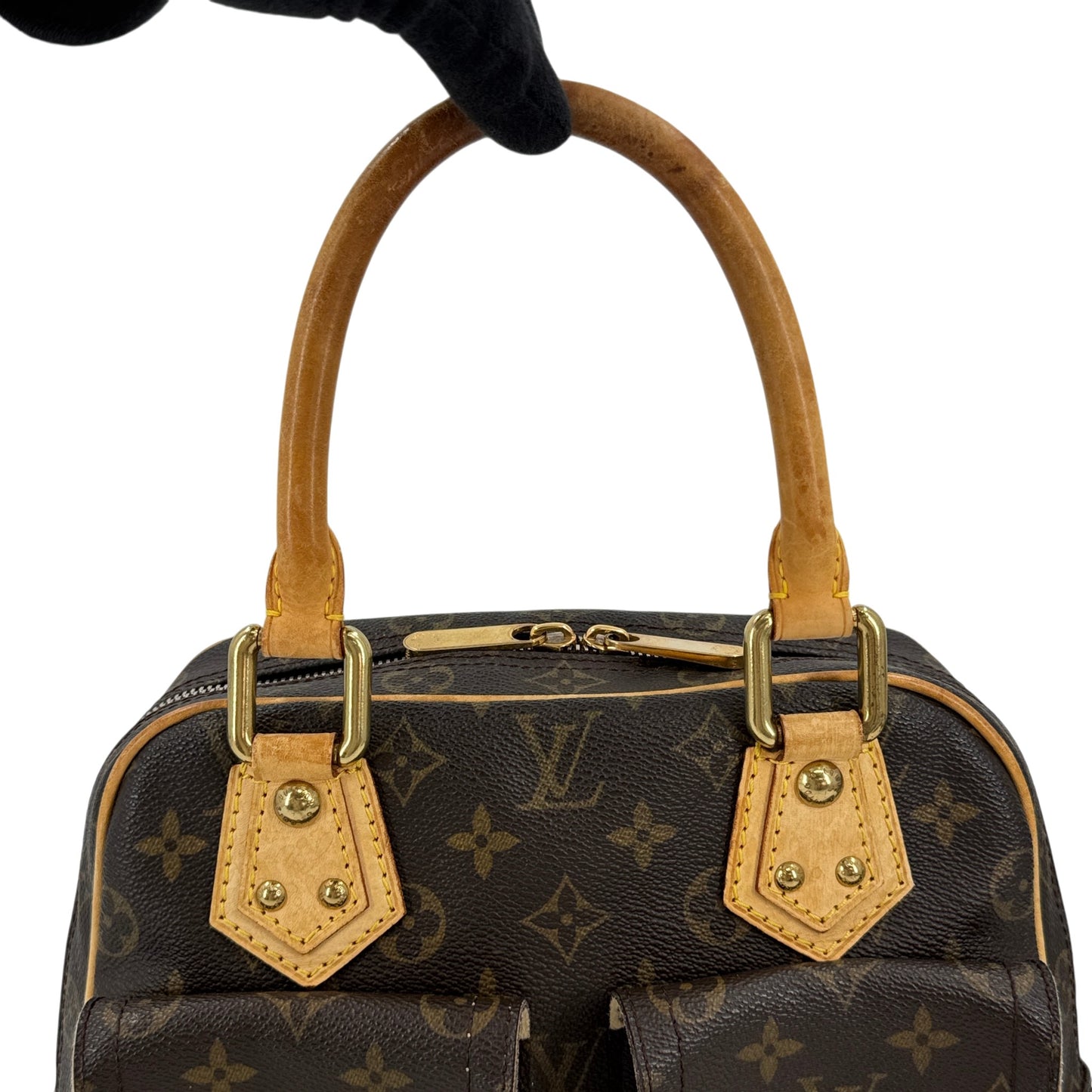 LOUIS VUITTON マンハッタンPM モノグラム ハンドバッグ M40026 キャンバス