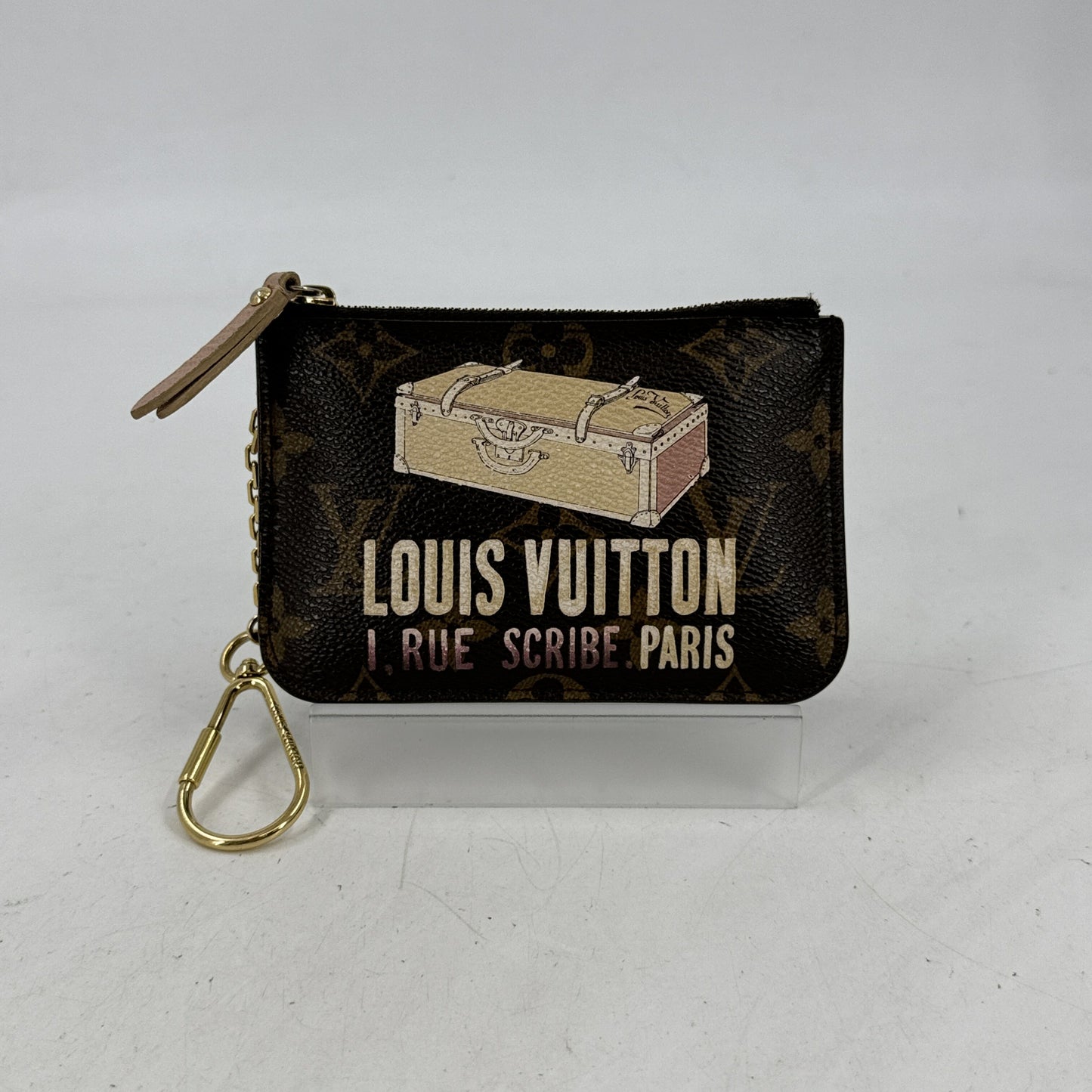 LOUIS VUITTON モノグラム ポシェット・クレ トランクプリント M60246 コインケース