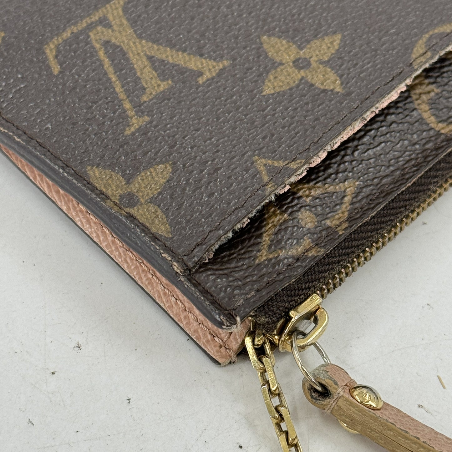 LOUIS VUITTON モノグラム ポシェット・クレ トランクプリント M60246 コインケース