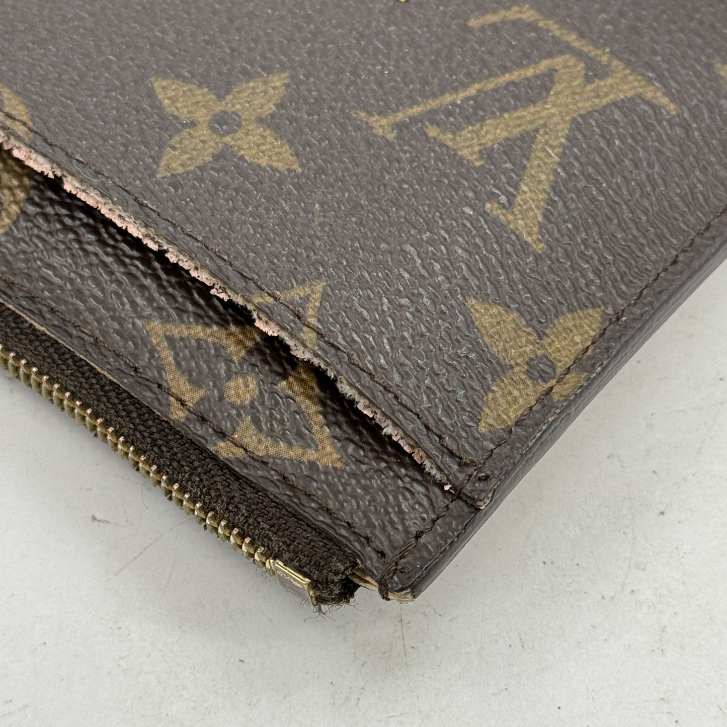 LOUIS VUITTON モノグラム ポシェット・クレ トランクプリント M60246 コインケース