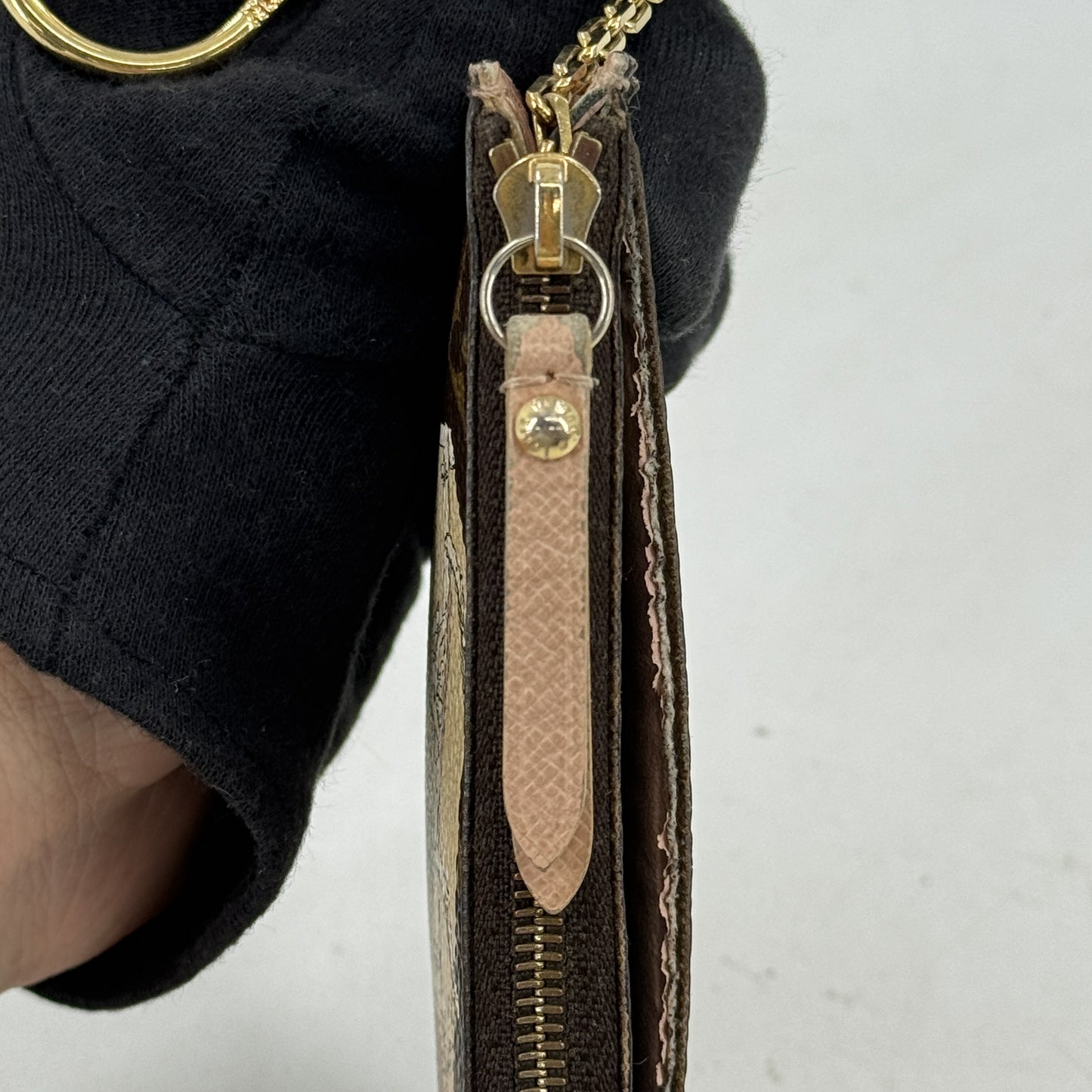 LOUIS VUITTON モノグラム ポシェット・クレ トランクプリント M60246 コインケース