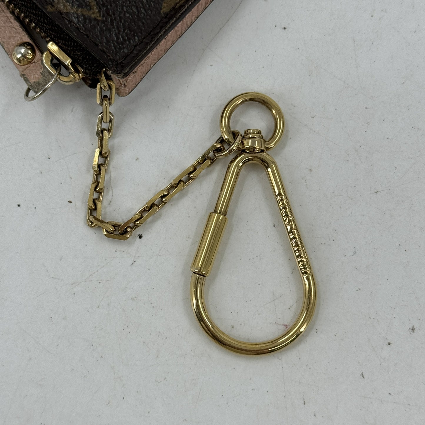 LOUIS VUITTON モノグラム ポシェット・クレ トランクプリント M60246 コインケース