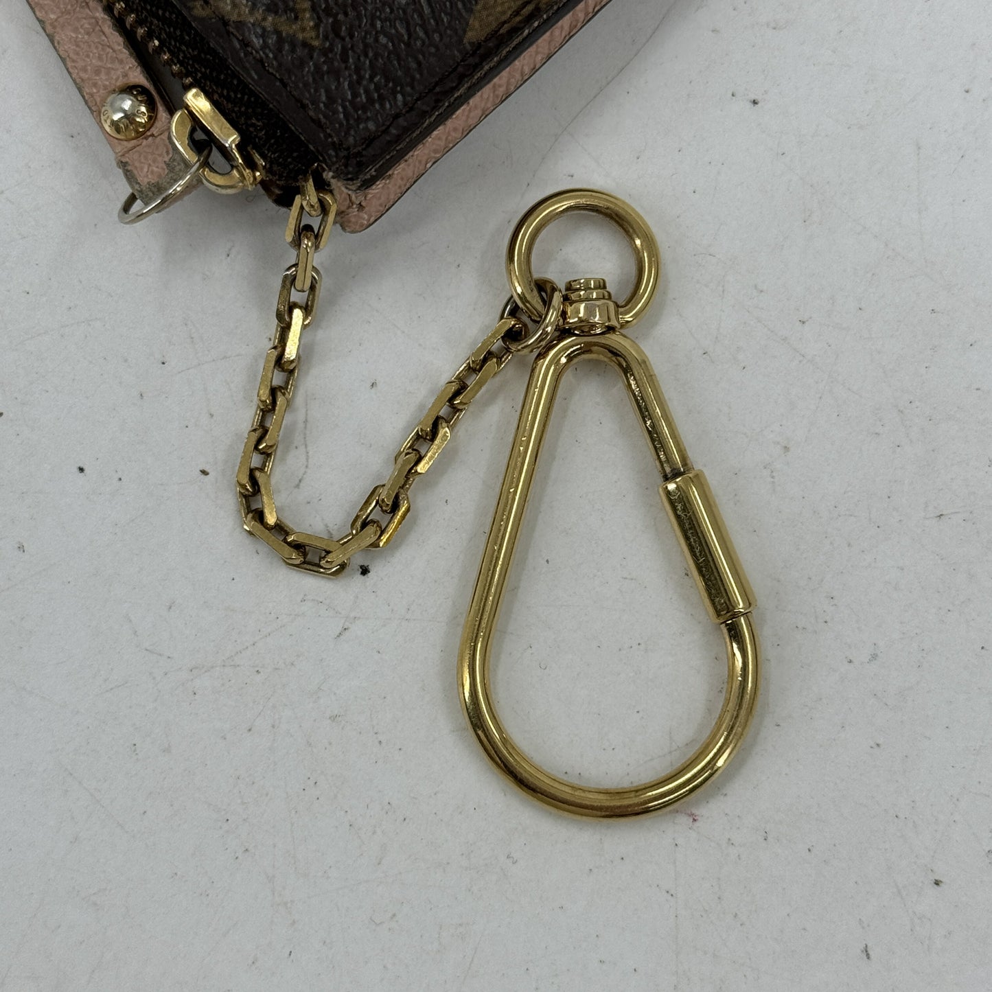 LOUIS VUITTON モノグラム ポシェット・クレ トランクプリント M60246 コインケース