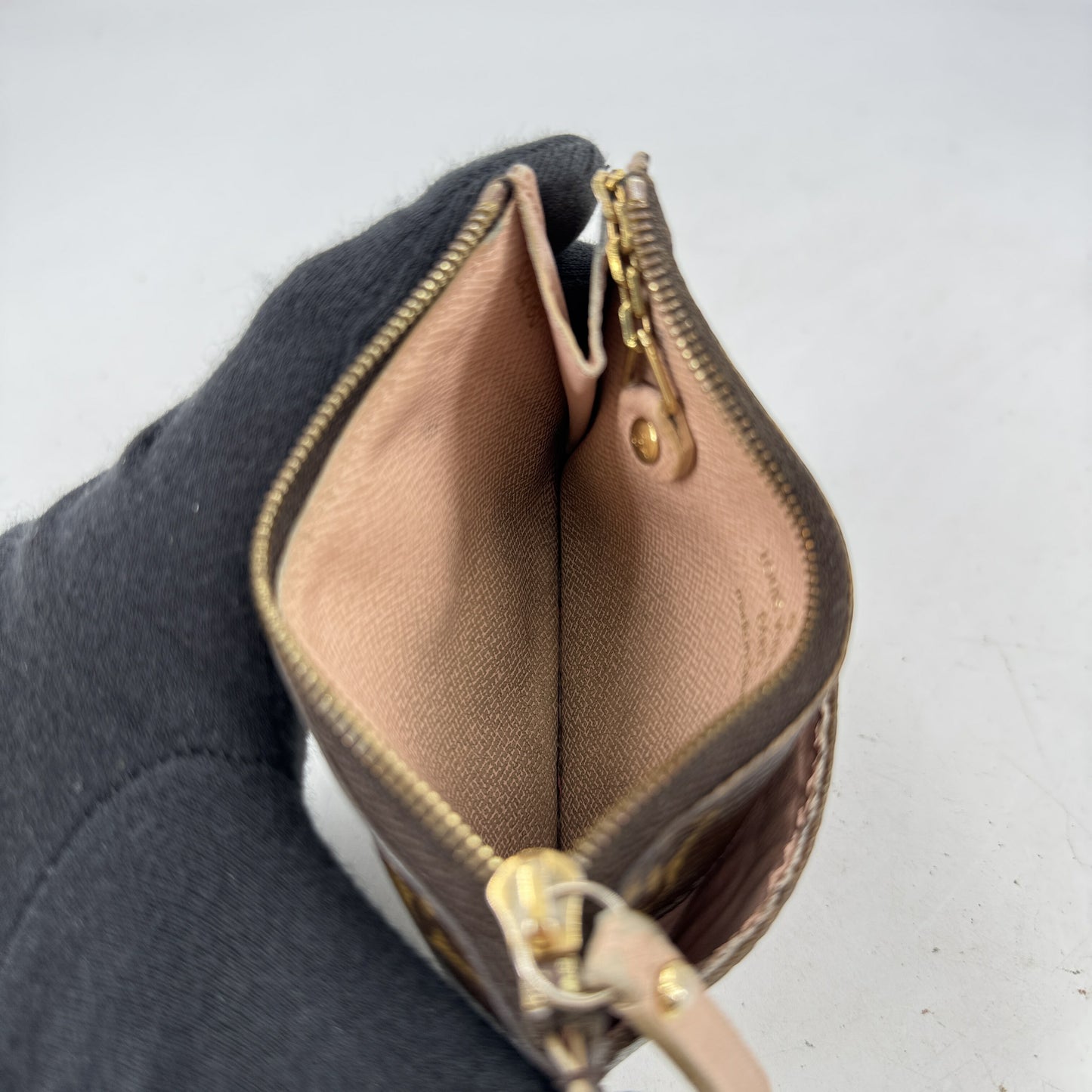 LOUIS VUITTON モノグラム ポシェット・クレ トランクプリント M60246 コインケース