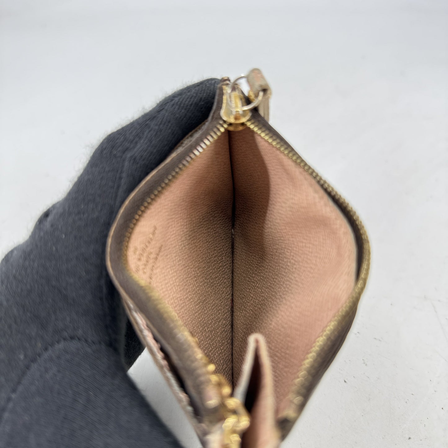 LOUIS VUITTON モノグラム ポシェット・クレ トランクプリント M60246 コインケース