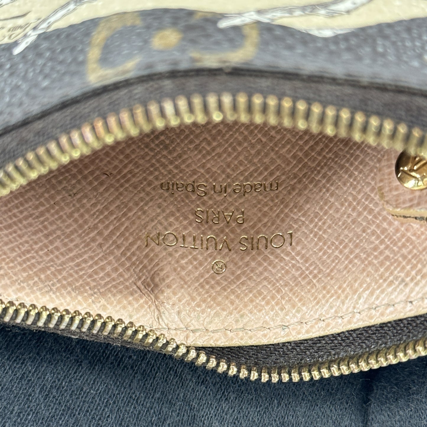 LOUIS VUITTON モノグラム ポシェット・クレ トランクプリント M60246 コインケース