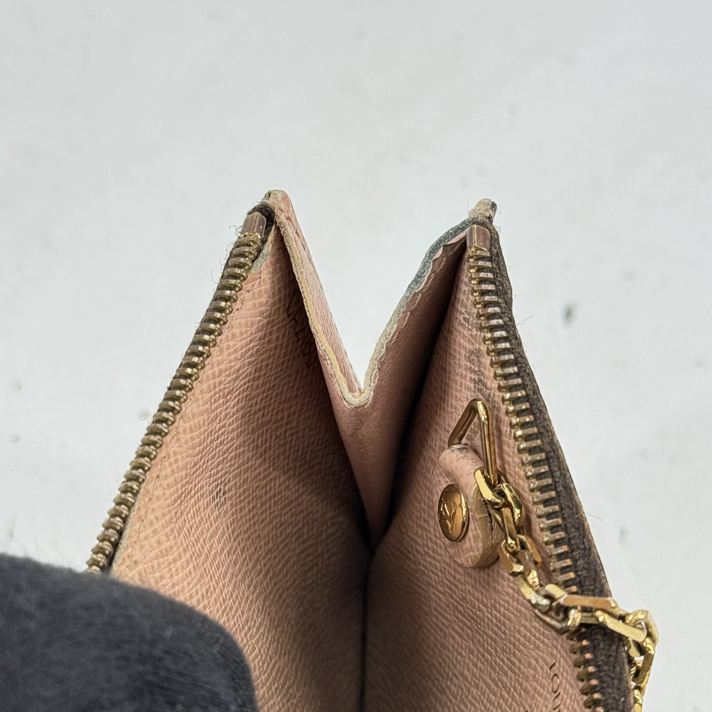 LOUIS VUITTON モノグラム ポシェット・クレ トランクプリント M60246 コインケース