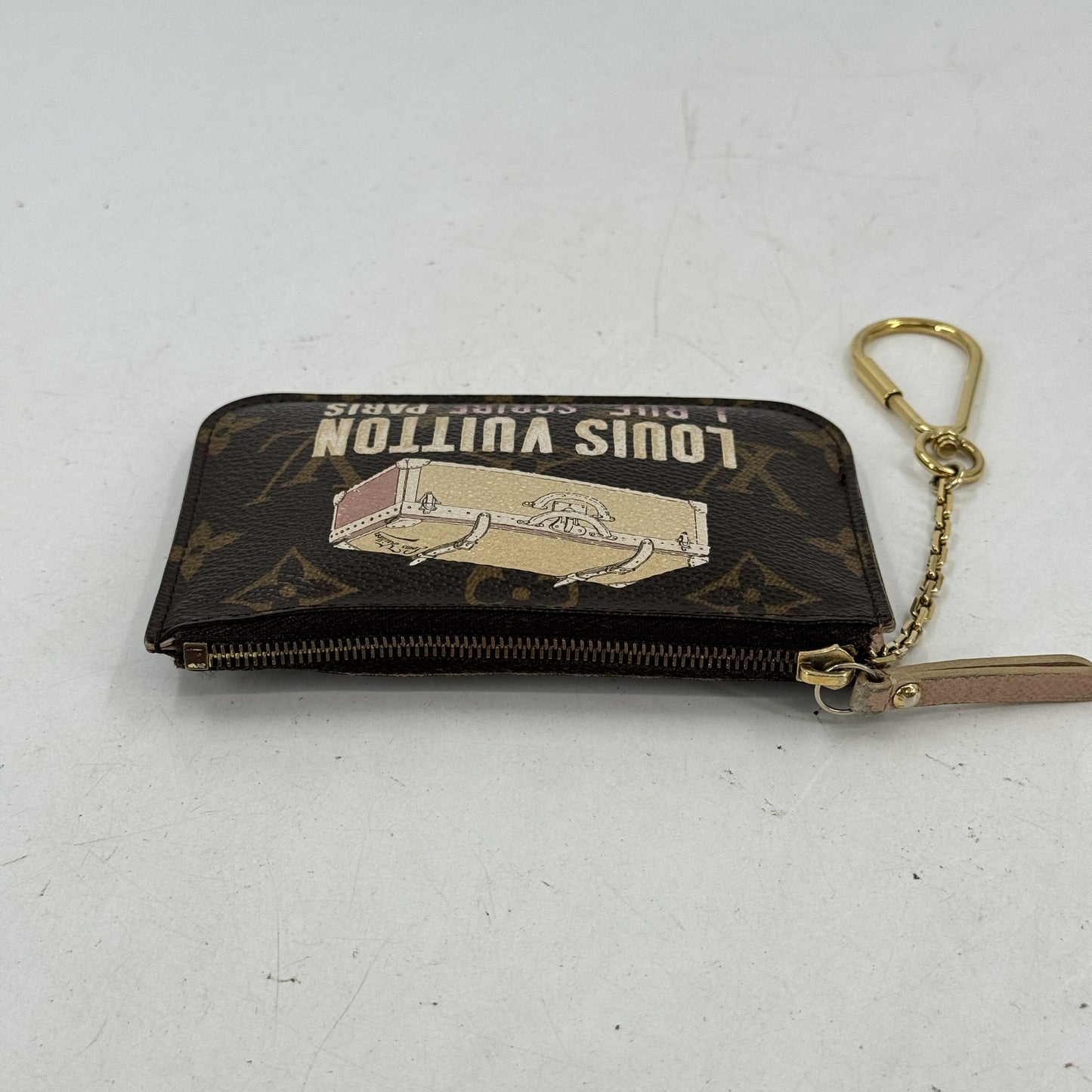 LOUIS VUITTON モノグラム ポシェット・クレ トランクプリント M60246 コインケース