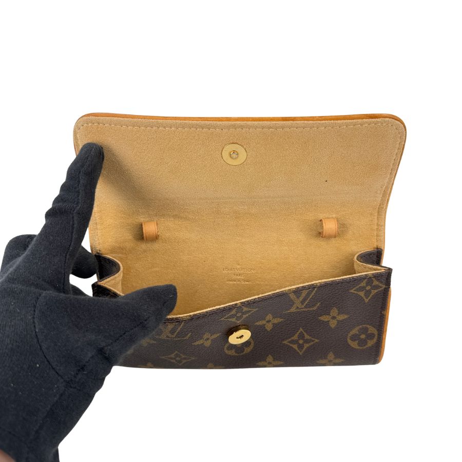 LOUIS VUITTON モノグラム ポシェット ツインPM M51854 ショルダーバッグ
