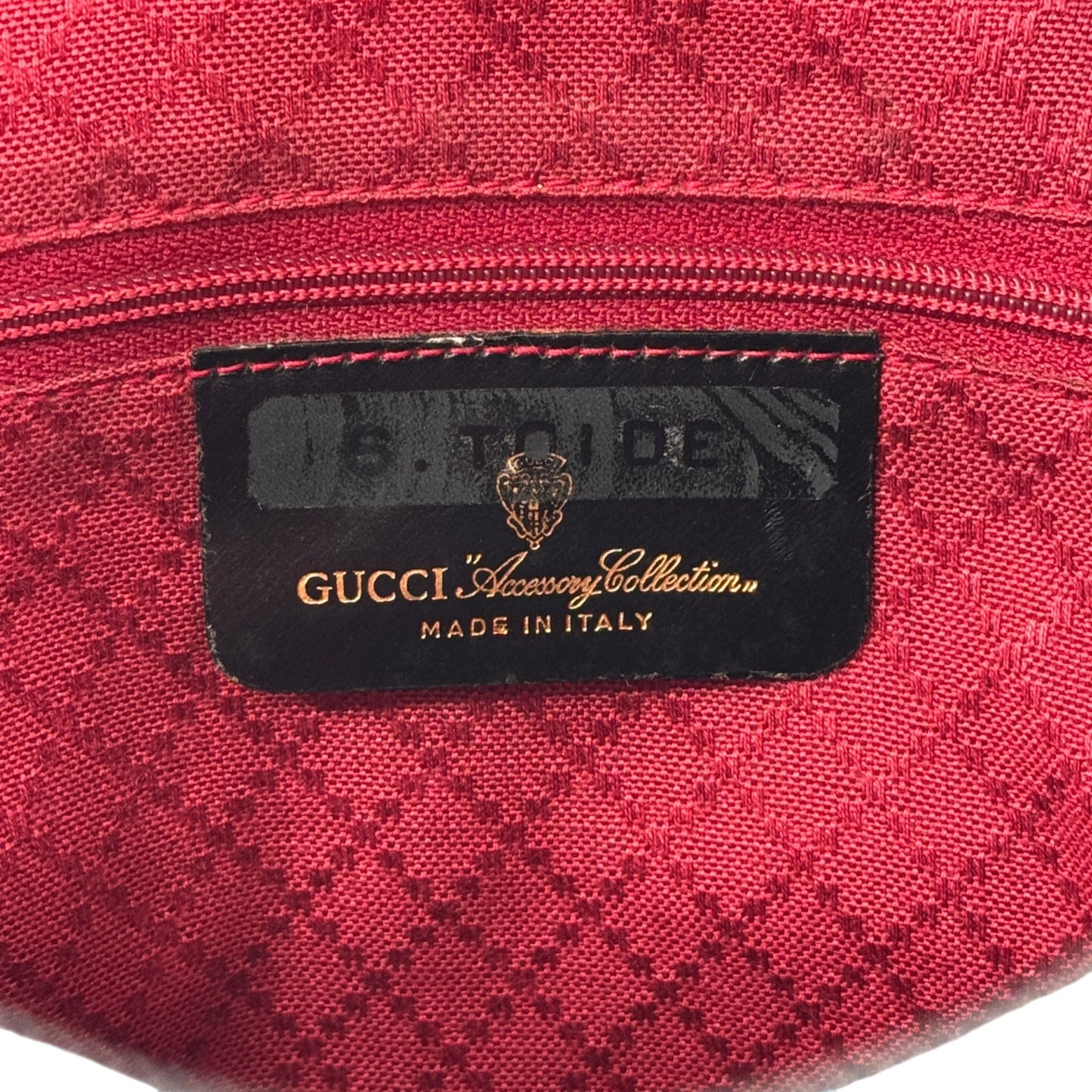 GUCCI GGキャンバス ブラック シェリーライン ヴィンテージ ショルダーバッグ