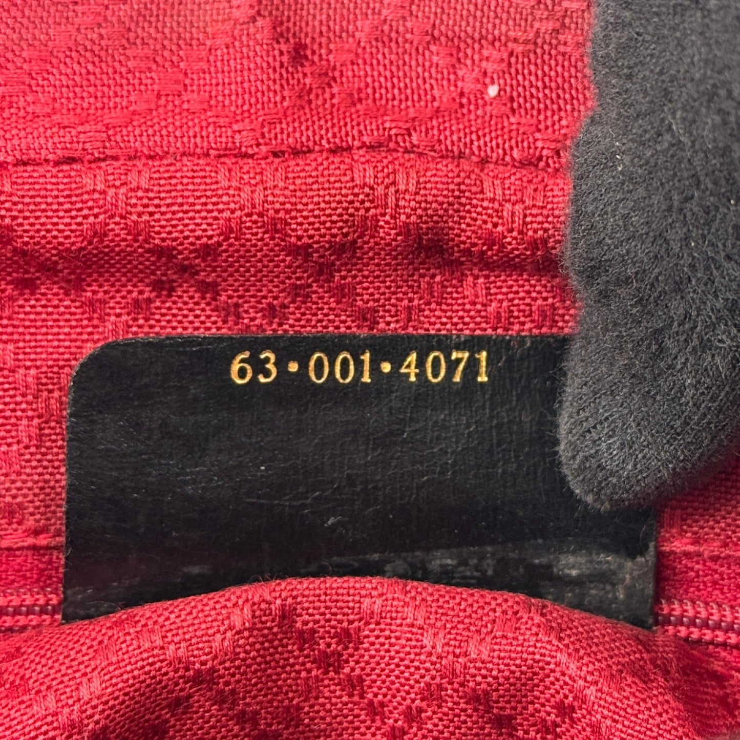 GUCCI GGキャンバス ブラック シェリーライン ヴィンテージ ショルダーバッグ