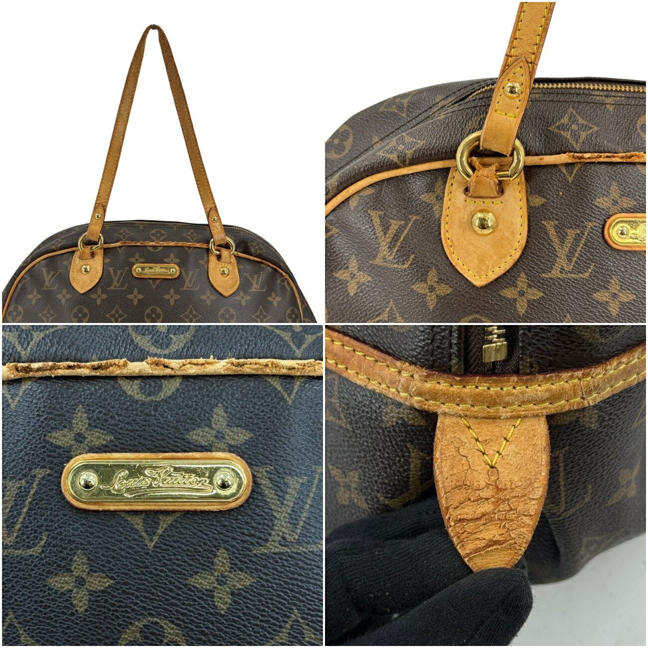 LOUIS VUITTON モノグラム モントルグイユGM M95566 ショルダーバッグ