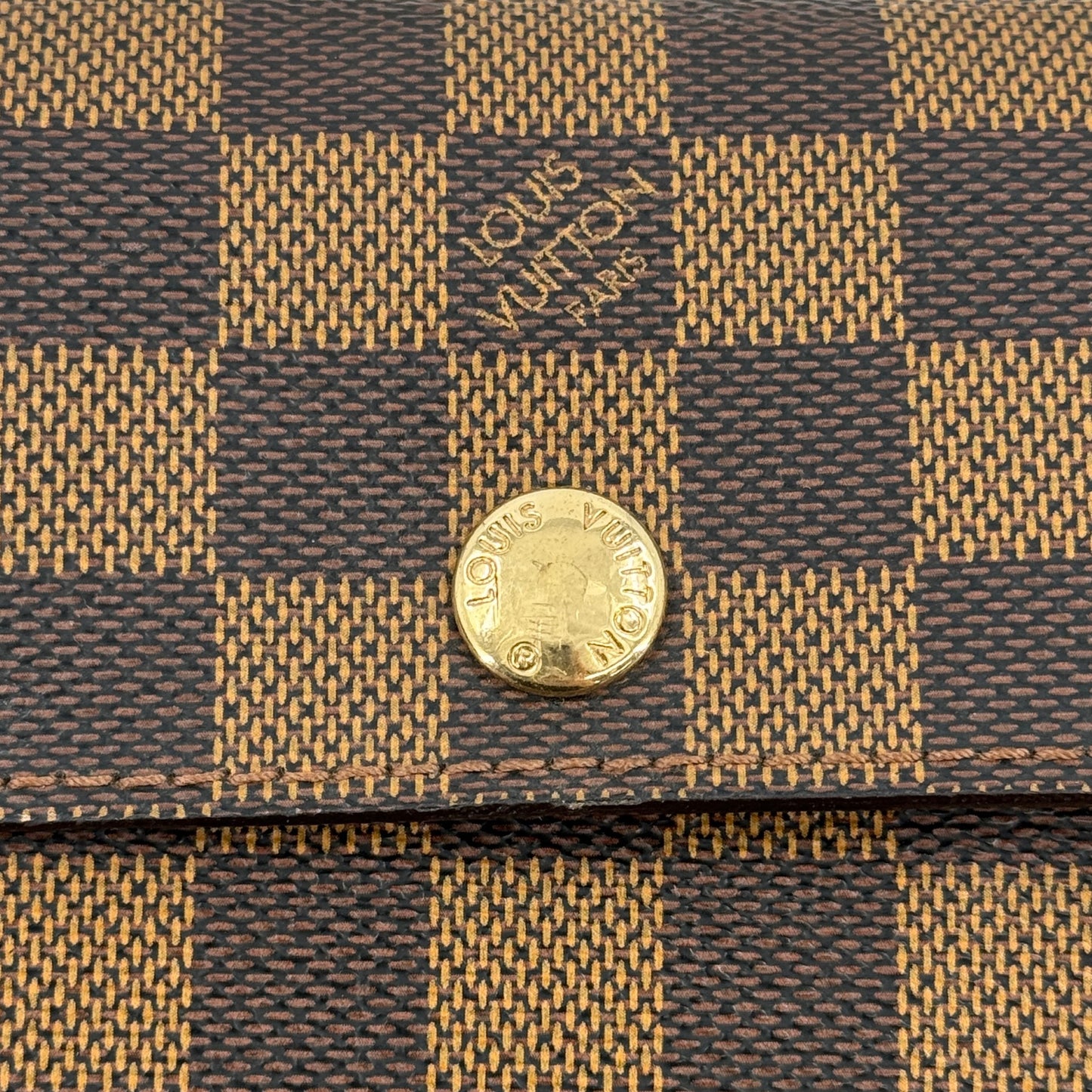 LOUIS VUITTON ピムリコ ダミエ・エベヌ ショルダーバッグ N45272 キャンバス