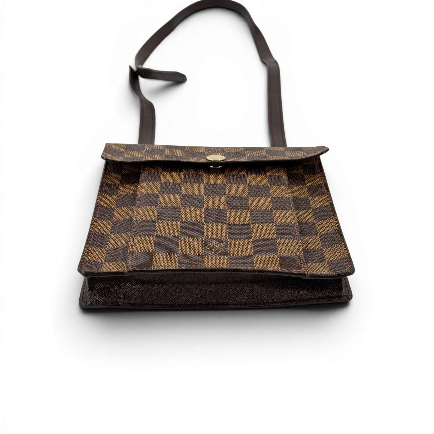 LOUIS VUITTON ピムリコ ダミエ・エベヌ ショルダーバッグ N45272 キャンバス