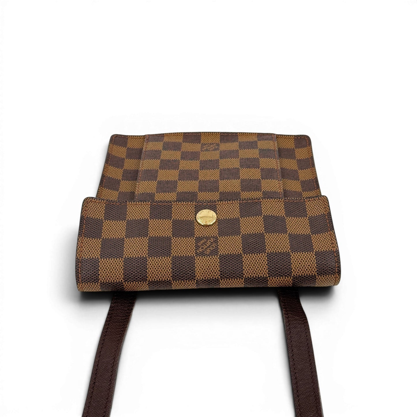 LOUIS VUITTON ピムリコ ダミエ・エベヌ ショルダーバッグ N45272 キャンバス