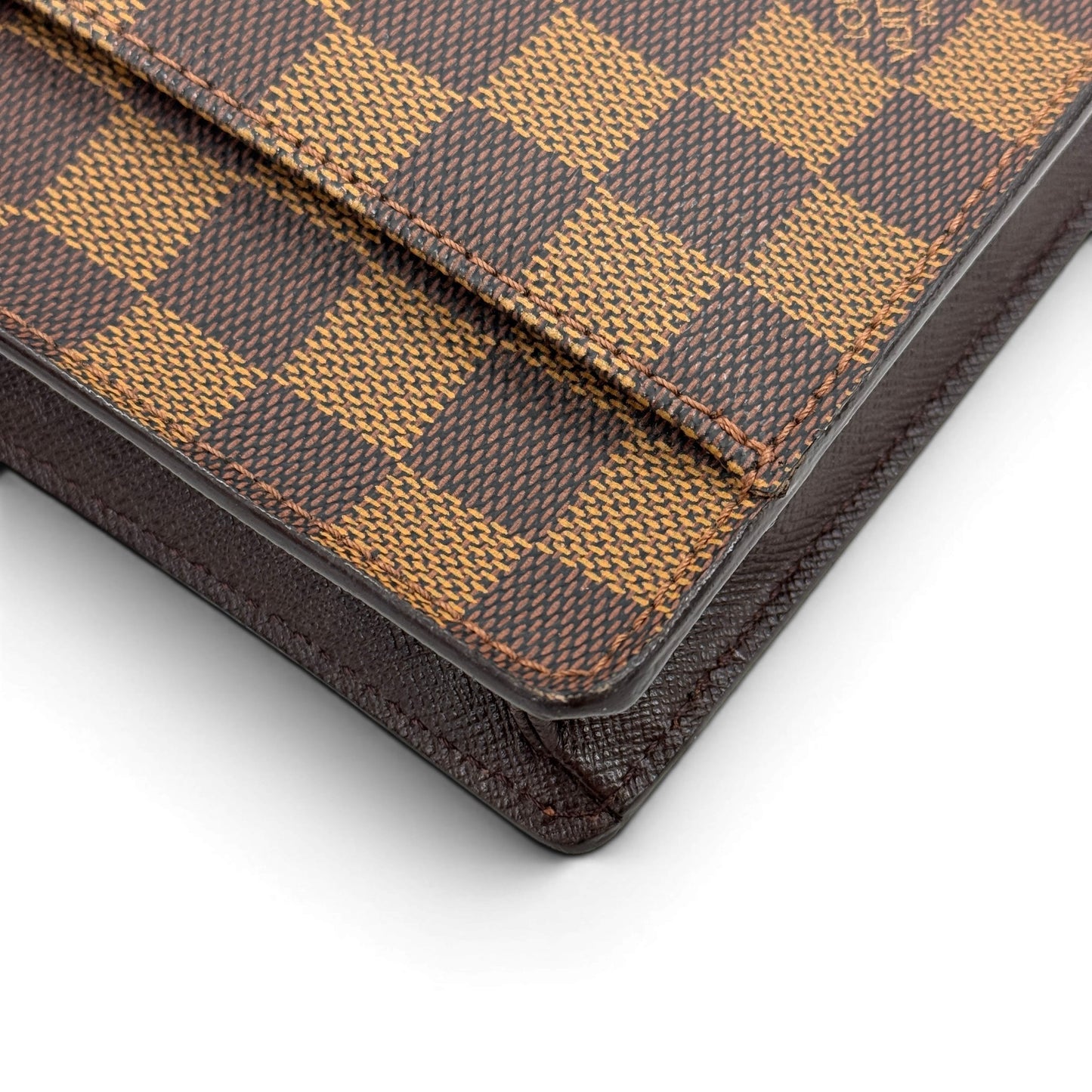 LOUIS VUITTON ピムリコ ダミエ・エベヌ ショルダーバッグ N45272 キャンバス