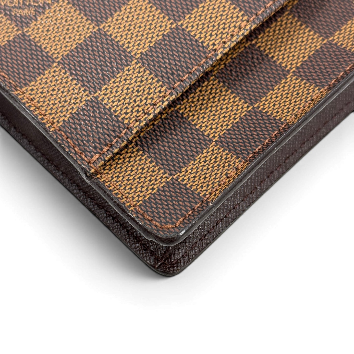 LOUIS VUITTON ピムリコ ダミエ・エベヌ ショルダーバッグ N45272 キャンバス