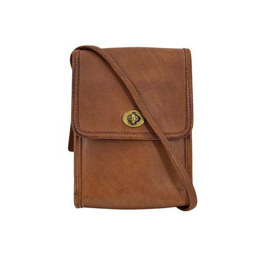 COACH オールドコーチ ブラウン レザー ショルダーバッグ