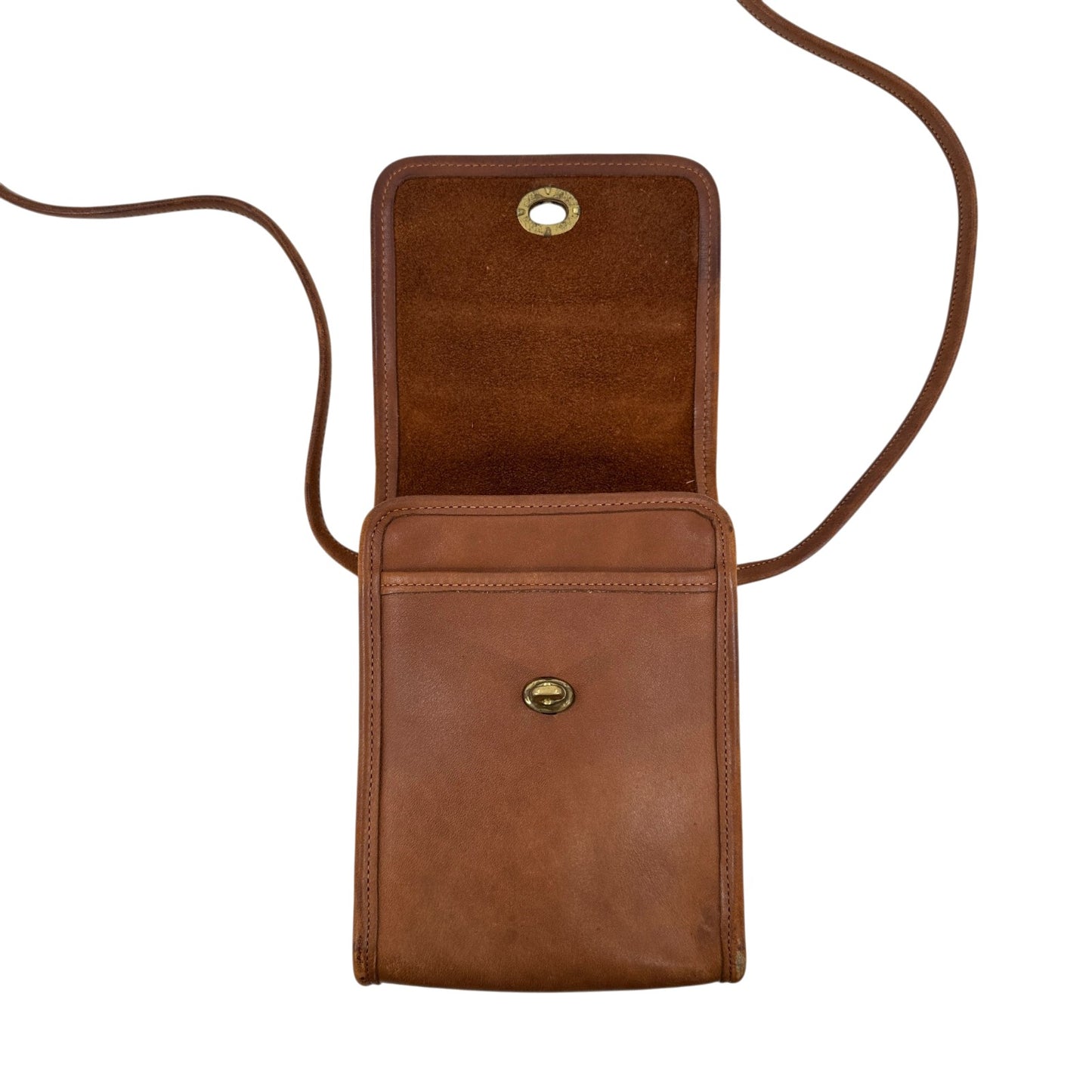 COACH オールドコーチ ブラウン レザー ショルダーバッグ
