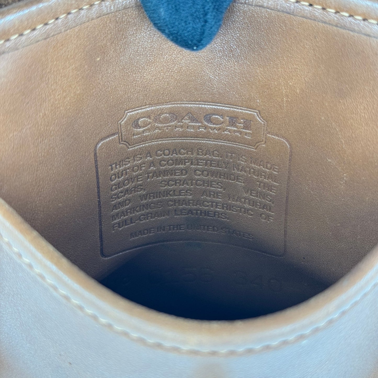 COACH オールドコーチ ブラウン レザー ショルダーバッグ
