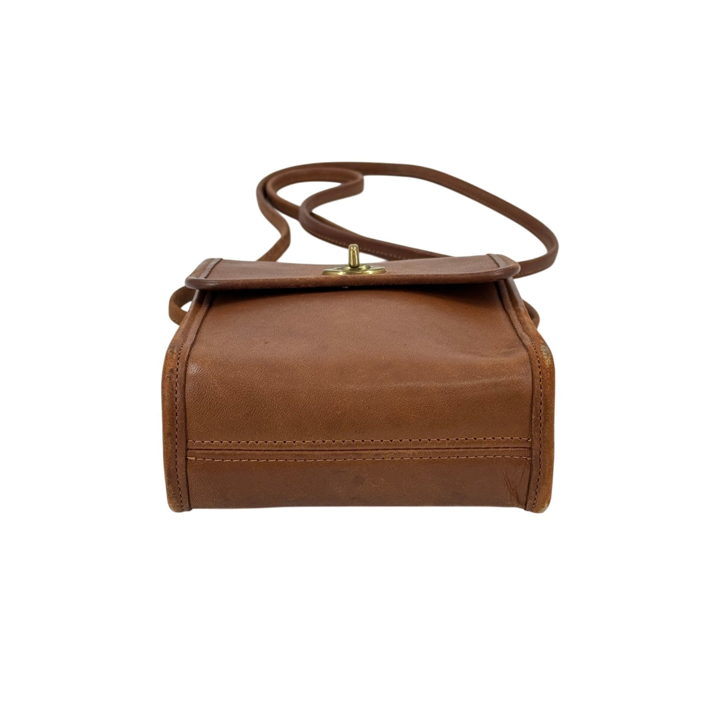 COACH オールドコーチ ブラウン レザー ショルダーバッグ