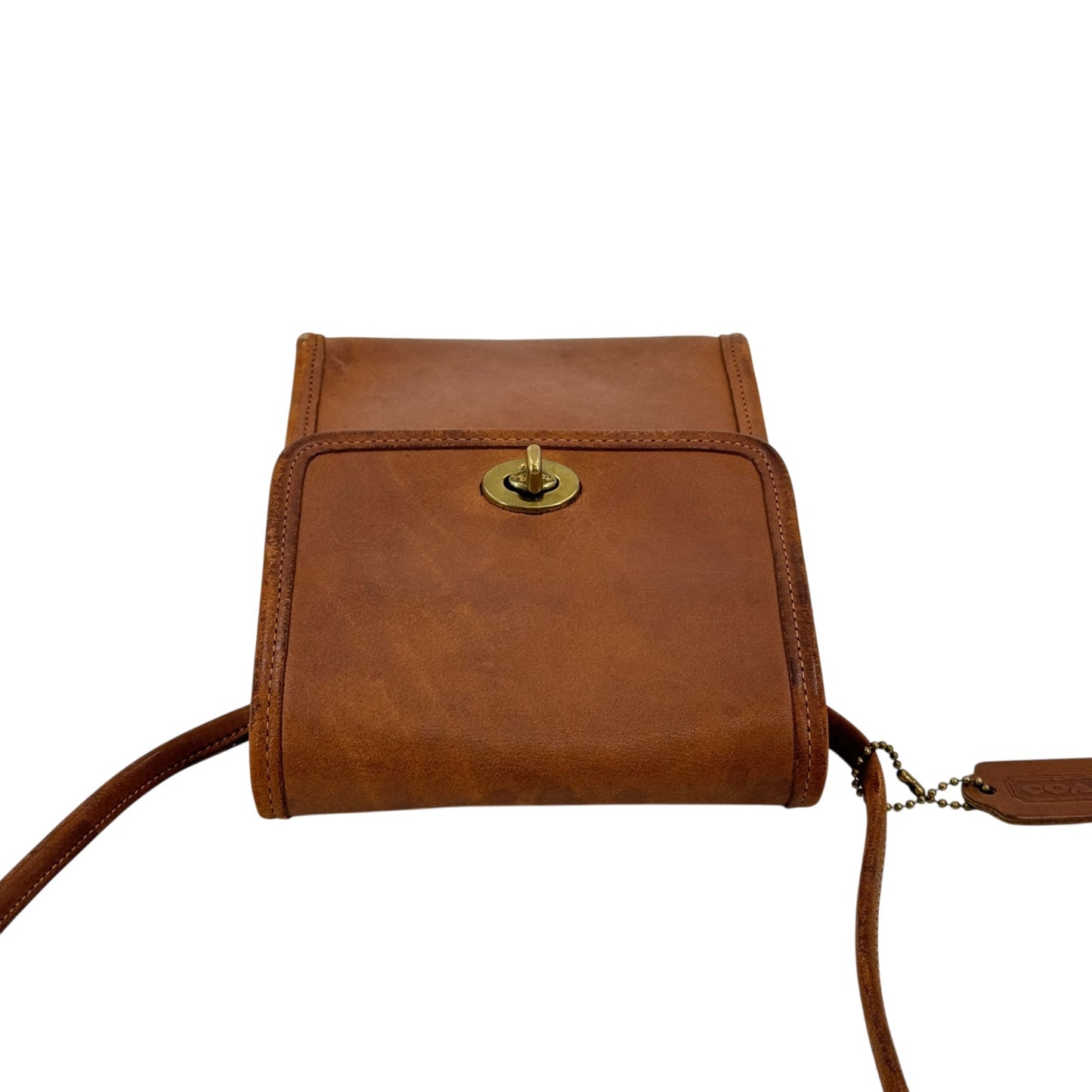 COACH オールドコーチ ブラウン レザー ショルダーバッグ