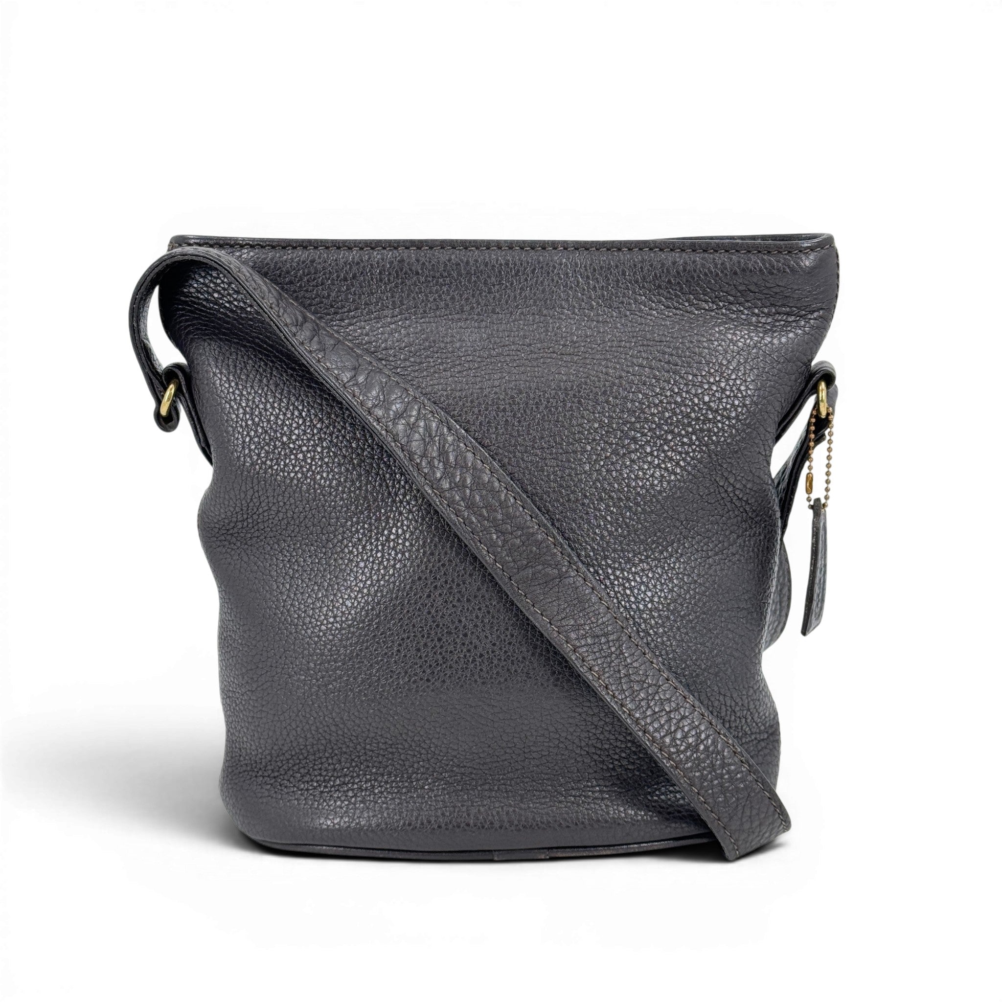 ⭐︎⭐︎Poteti⭐︎OLD COACH ブラック レザー ショルダーバッグ COACH – Tibi Trunk