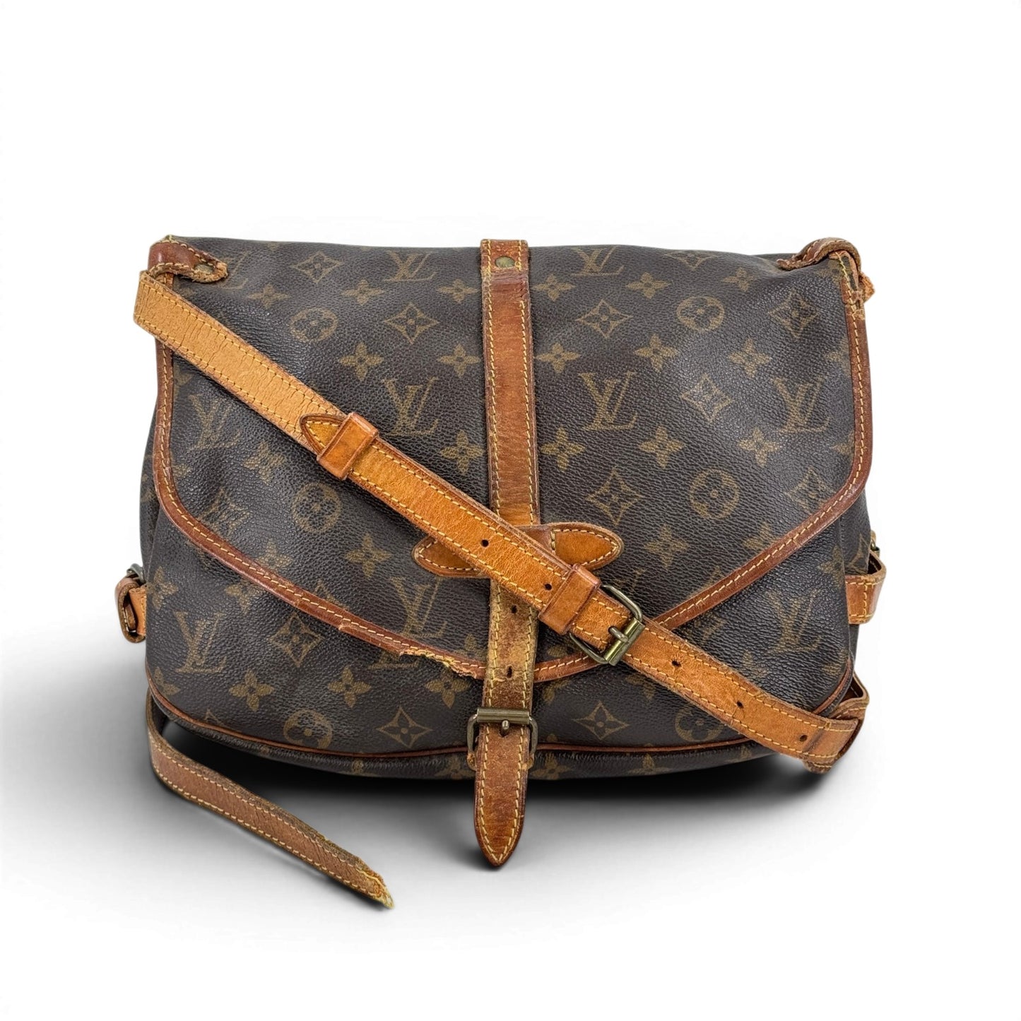 LOUIS VUITTON モノグラム・ソミュール30 M42256 ショルダーバッグ