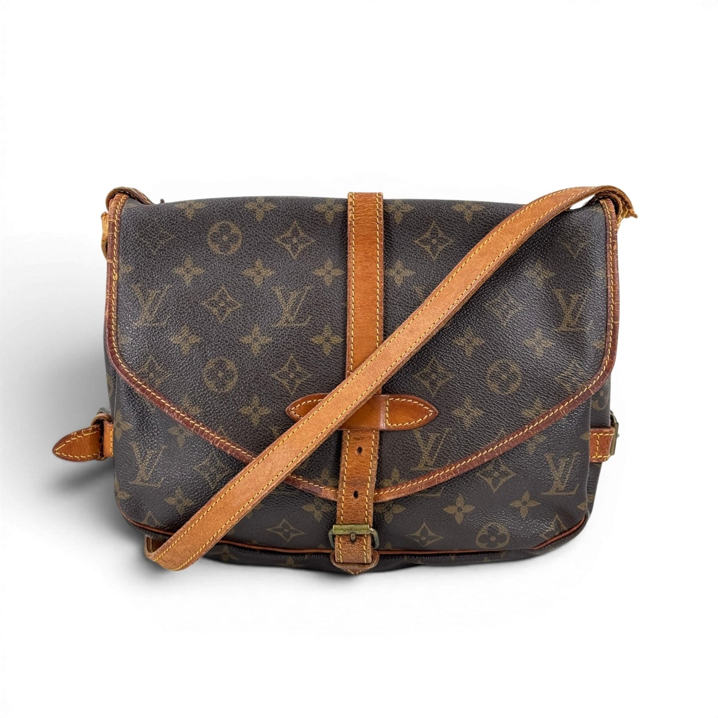 LOUIS VUITTON モノグラム・ソミュール30 M42256 ショルダーバッグ