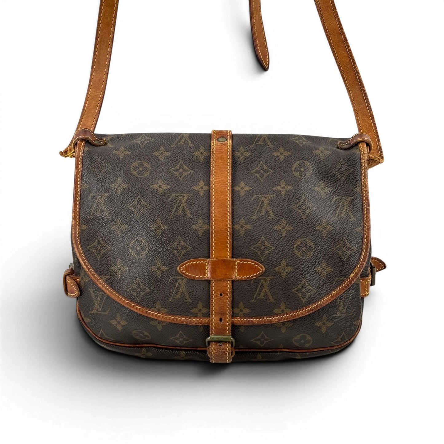LOUIS VUITTON モノグラム・ソミュール30 M42256 ショルダーバッグ