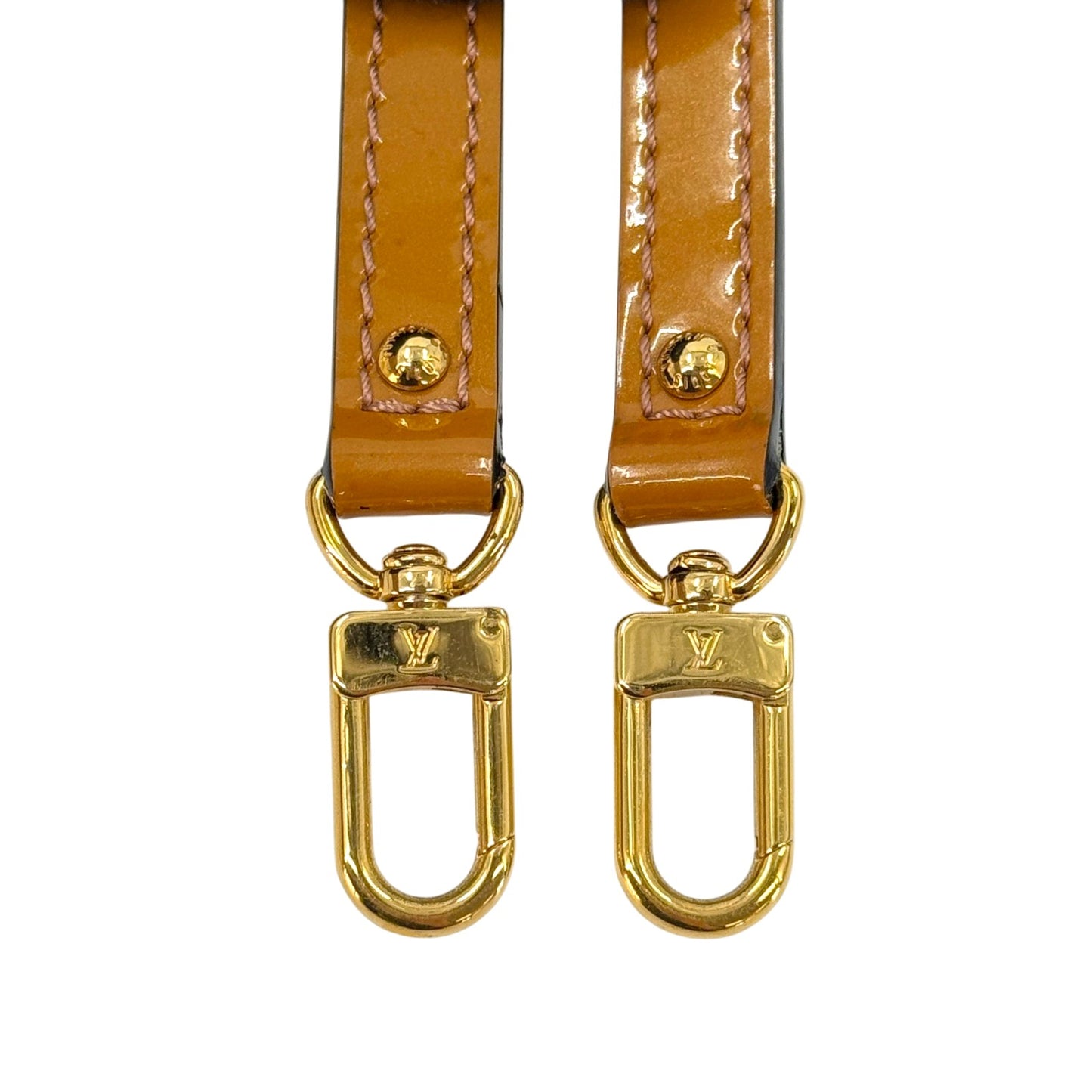 LOUIS VUITTON アルマBB モノグラム・ヴェルニ パテントレザー ベージュ 2WAYハンドバッグ M91585