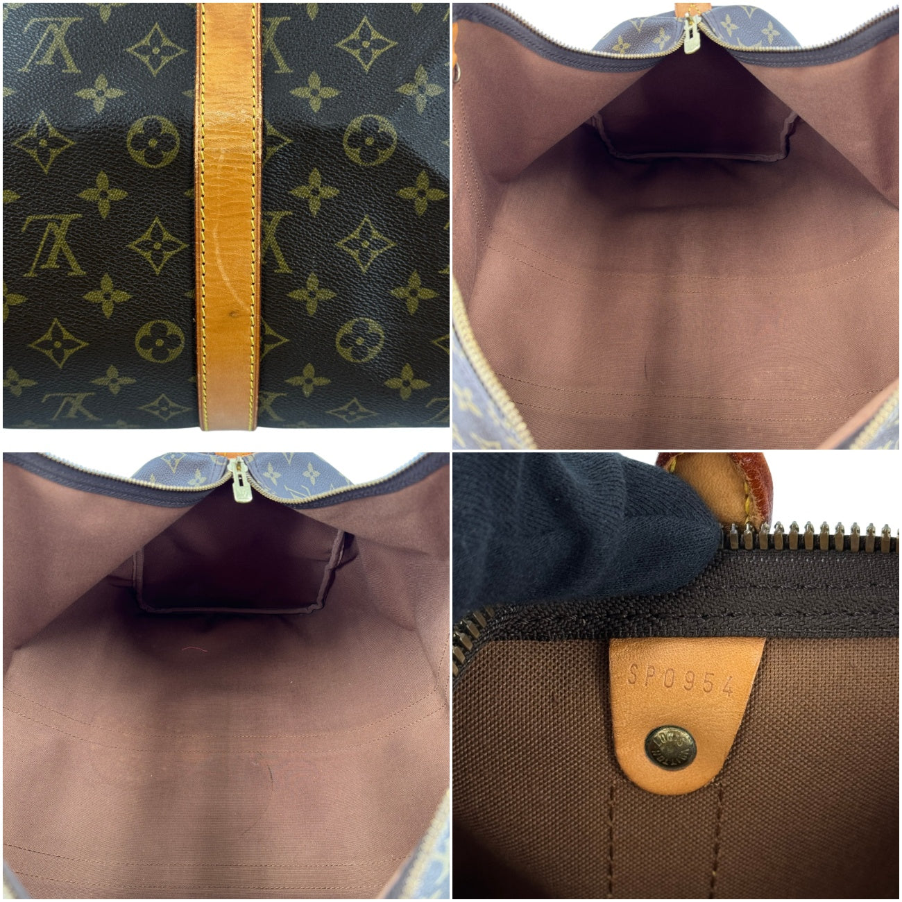 LOUIS VUITTON キーポル55 モノグラム 旧型 ボストンバッグ M41424