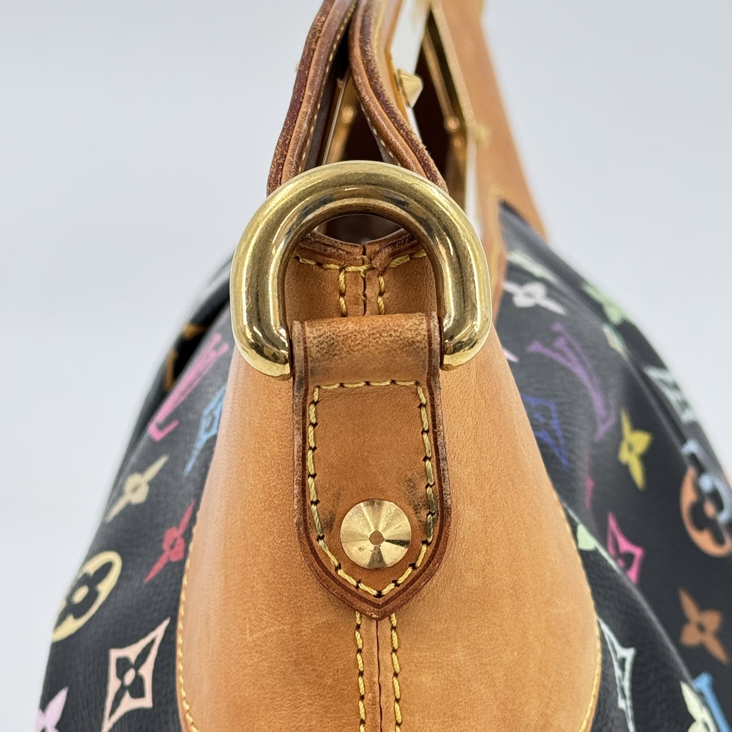 LOUIS VUITTON ジュディGM モノグラム マルチカラー キャンバス ブラック 2WAY M40254