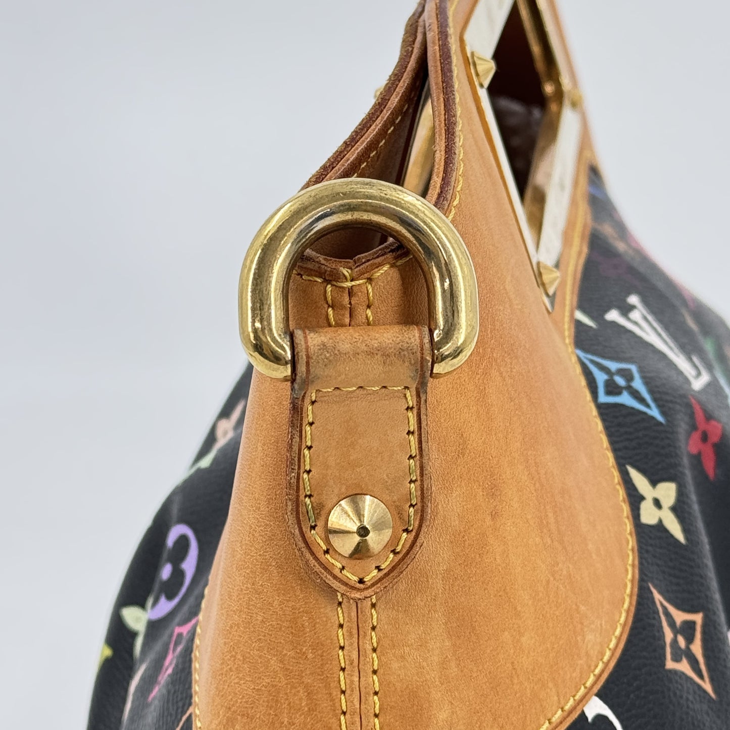 LOUIS VUITTON ジュディGM モノグラム マルチカラー キャンバス ブラック 2WAY M40254