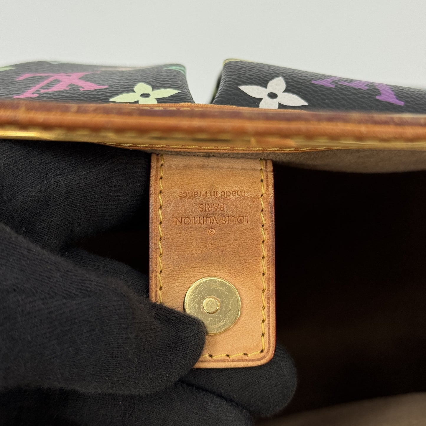 LOUIS VUITTON ジュディGM モノグラム マルチカラー キャンバス ブラック 2WAY M40254